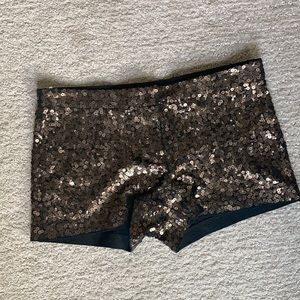 Express Gold sequined shirt size 2